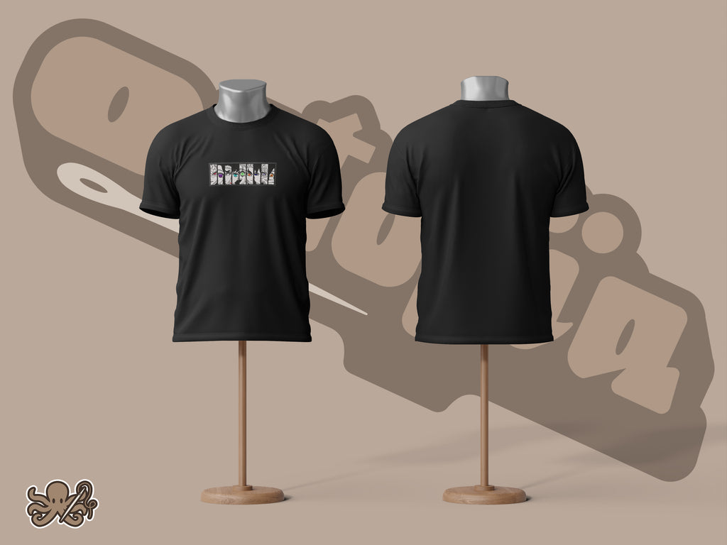 T-Shirt Demon Slayer Noir et Blanc